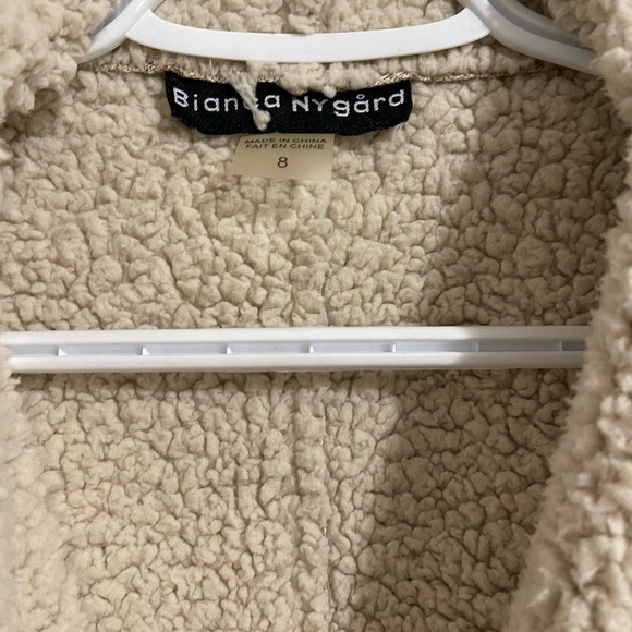 Bianca Nygard faux suede Sherpa jacket. - Picture 3 of 5
